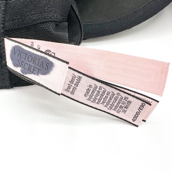 Victoria's Secret Black Sexy Tee Posey Lace Lined Demi Bra - Picture 5 of 6